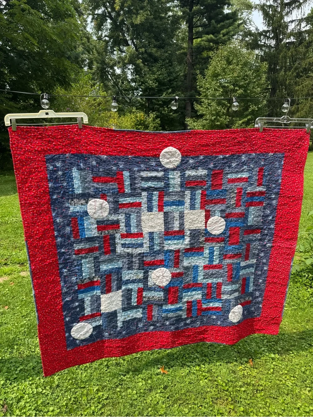 Handmade Quilt Baseball Patchwork Sport Theme 5ft x 51in ⚾️